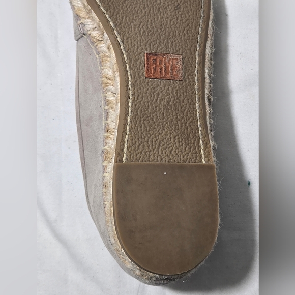 Frye Cement Lee Line Suede Espadrilles Flats size 8M - Picture 8 of 9